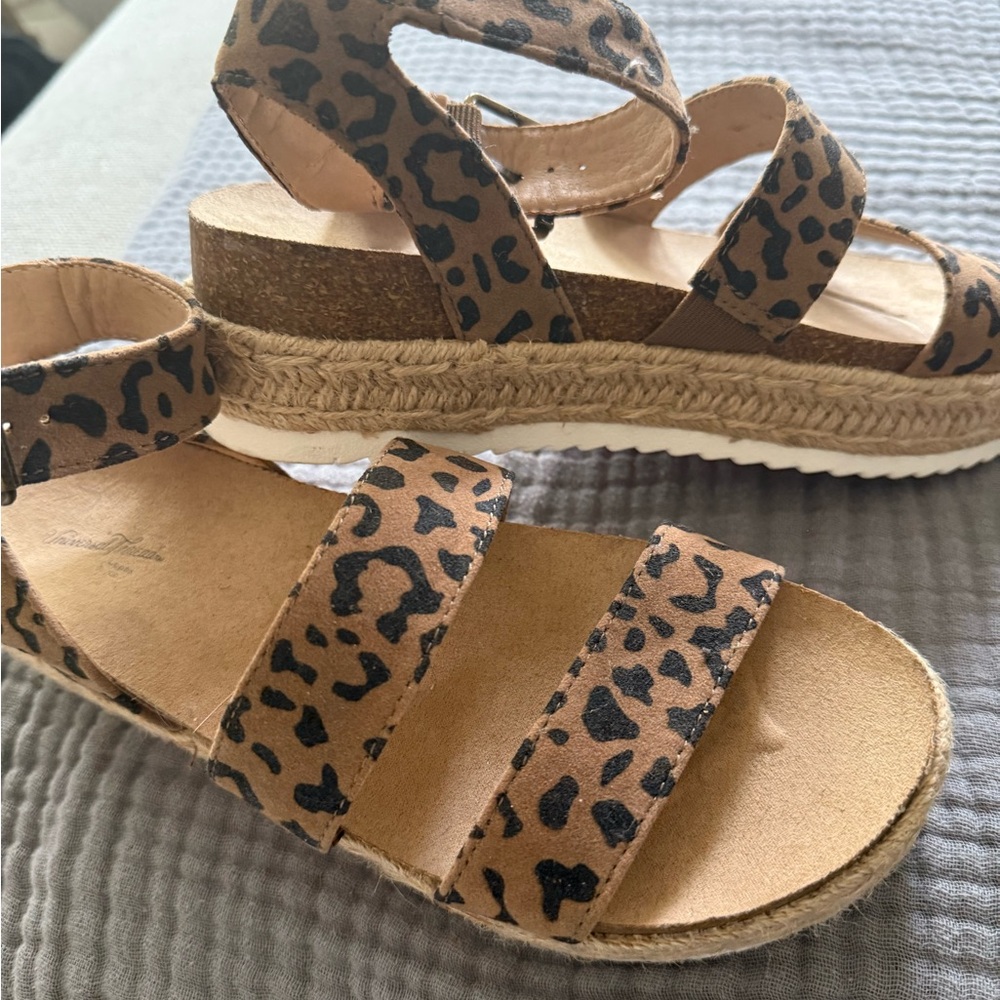 Universal Thread Leopard Print Sandals